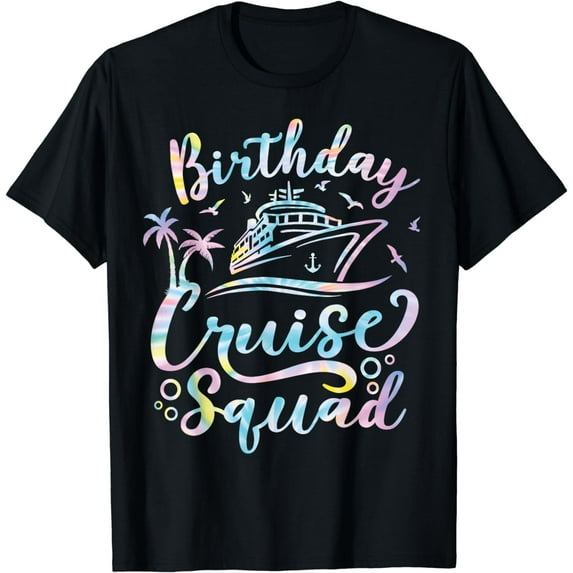 Birthday Cruise Squad Cruising Party Crew Trip Vacation 2024 T-Shirt
