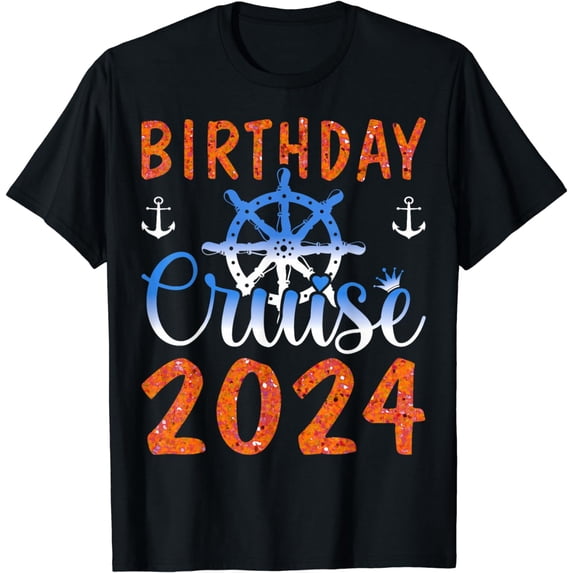 Birthday Cruise Squad Shirt Girls Birthday Cruise Squad 2024 T-Shirt