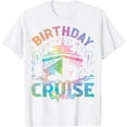 thumbnail image 1 of Birthday Cruise Squad Tie Dye Matching Birthday Party T-Shirt, 1 of 4