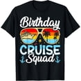 thumbnail image 1 of Birthday Cruise squad2025 Ship Vacation Trip Family Matching T-ShirtMen's and women's gift, black and white T-shirt, size: Extra large S-4XL, 1 of 4