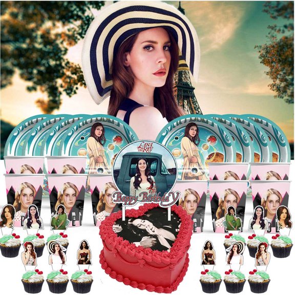 Birthday Cups Party Supplies Decor Backdrop Paper Plates Fans Decorations Banner