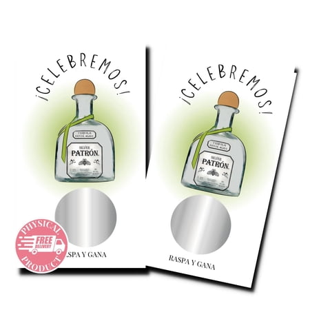 Birthday Decorations Gifts And Games - "Patron" - Scratch Off Cards In Spanish - Party Decorations & Games