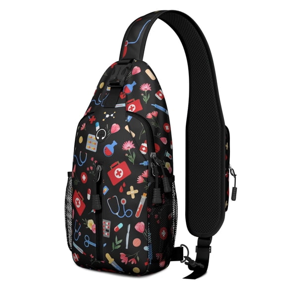 Birthday Dinosaur Print Crossbody Bag – Colorful Cartoon Style, Lightweight, Breathable Padding – Perfect Gift for Dino Lovers