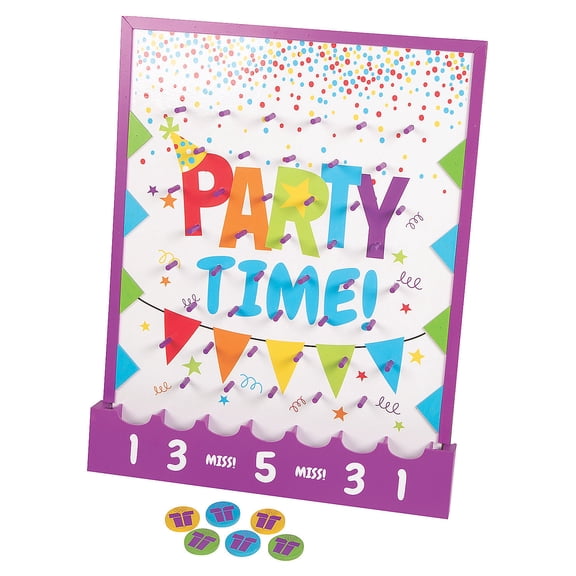 Birthday Disk Drop Game - Party Favors - 1 Piece