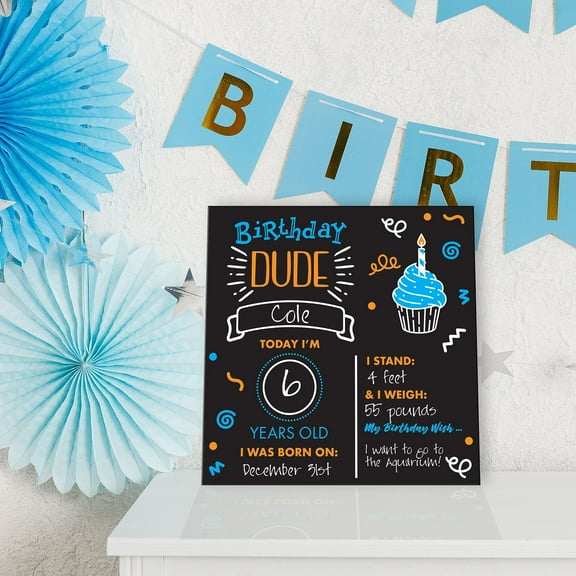 Birthday Dude Chalkboard