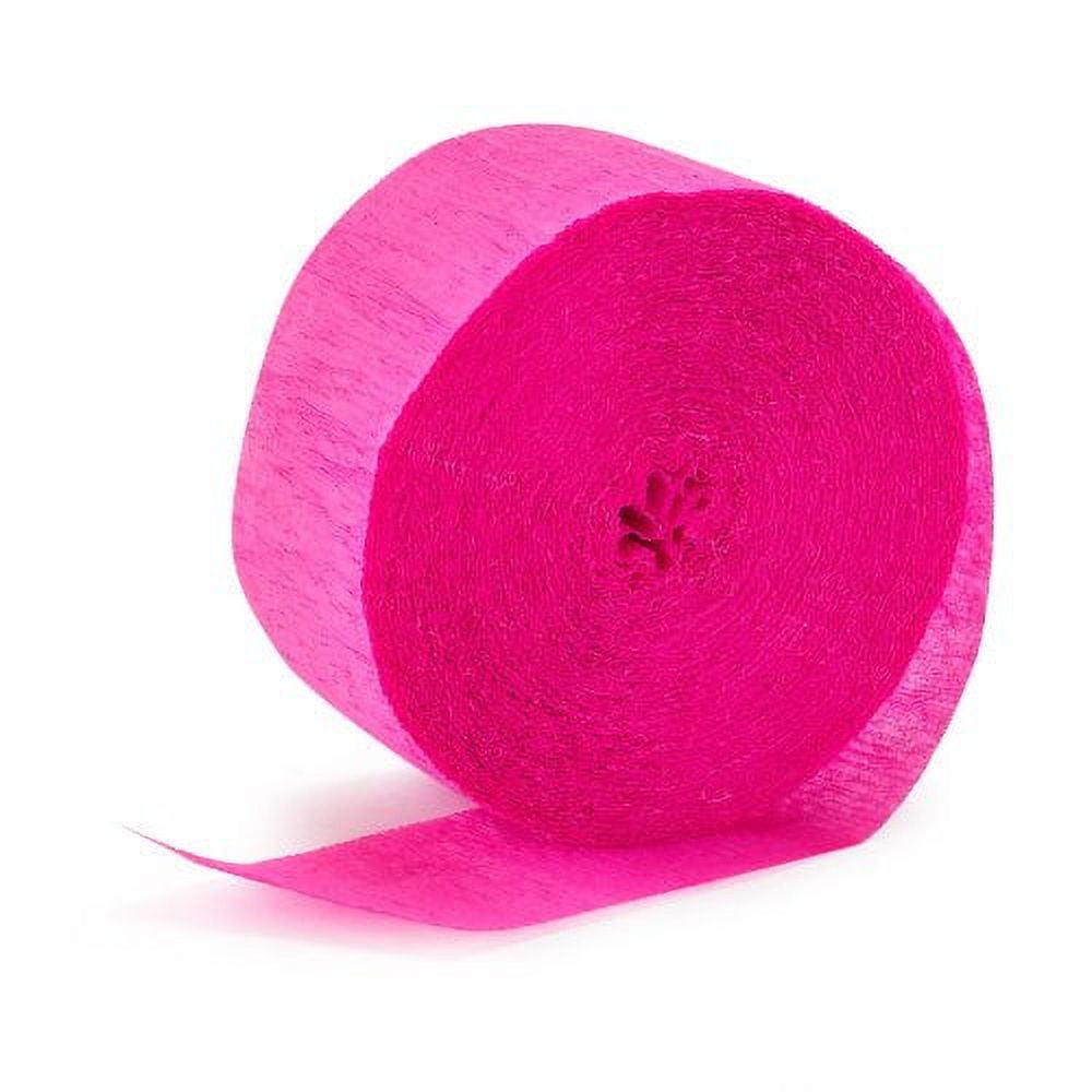 BIRTHDAYEXPRESS Birthday Express - Hot Pink Crepe Paper -