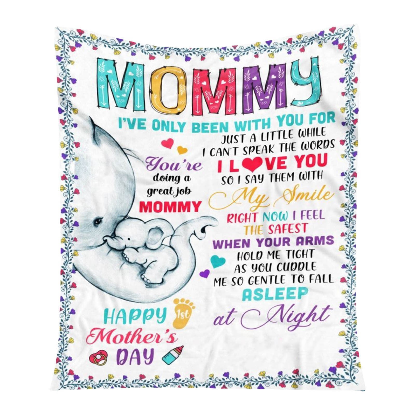 Birthday For Mom For Mom For Mom Day Blanket From Son To Mom Day