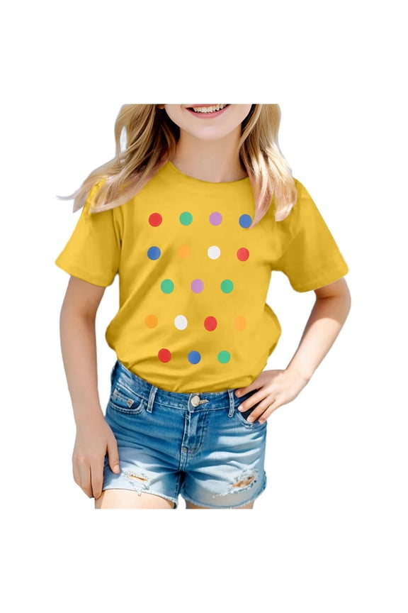 Birthday G`irl Shirt Cute T-Shirt Casual Short Sleeve Round Neck Birthday S`hirts for K`ids Funny Birthday Party Gift Tees Cute Graphic Tops Christmas Shirts for Women