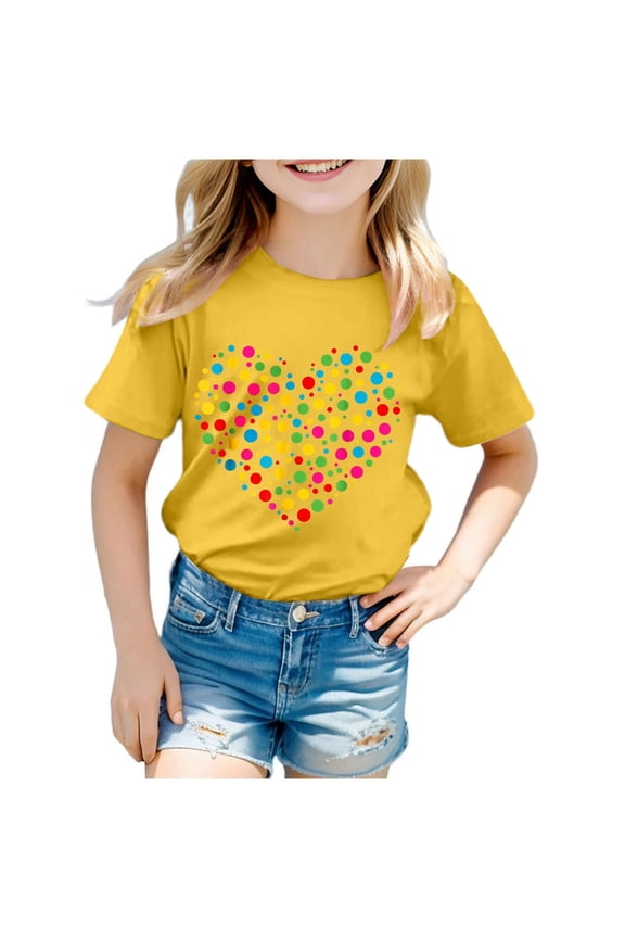 Birthday G`irl Shirt Cute T-Shirt Casual Short Sleeve Round Neck Birthday S`hirts for K`ids Funny Birthday Party Gift Tees Cute Graphic Tops Christmas Shirts for Women