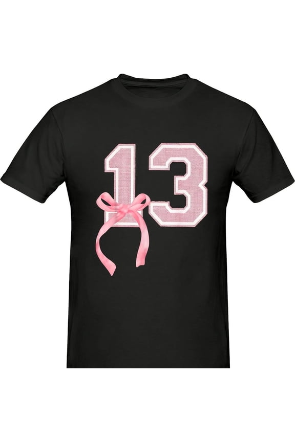 Birthday Gi Pink Coquette B1Ow 13 Year Old Aesthetic Giy T-S1Hirt