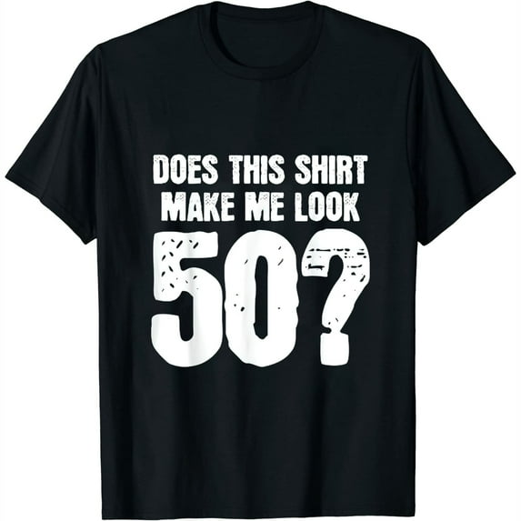 Birthday Gift 50th Golden Age 50 Years Old Vintage Womens T-Shirt Black 3XL