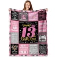 thumbnail image 1 of Birthday Gift Blanket for Girls (18th), 1 of 5