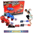 thumbnail image 1 of Birthday Gift for Boys,Car Toys for Kids Ages 8-12,Toys for Boys 8 to 11 Years,Air Powered Cars for Boys and Girls,2 Toy Car Launchers and Air Powered Cars with Ramp and Finish Line, 1 of 8