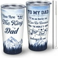 thumbnail image 1 of Birthday Gift for Dad, Funny Dad Gifts from Daughter, Best Dad Ever Gifts from Son, Birthday Present for Dads, Dads Gifts Birthday Tumbler with Lid and Straw 20oz 1pc, 1 of 6