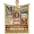 thumbnail image 1 of Birthday Gift for Mom, Mom Blanket, Gifts for Mom from Daughter, Mom Birthday Gifts from Son, Mother''s Birthday Gifts, Mom Gifts for Birthday, Mom Mother''s Day Birthday Gifts(80"x60"), 1 of 6