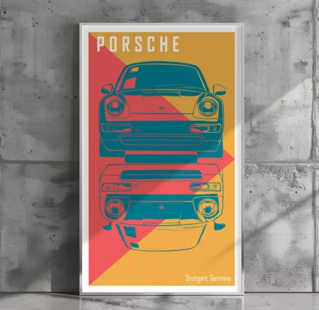 Birthday Gift, Wall Decor, Carrera, Porsche 993, Carrera , Gift, Car