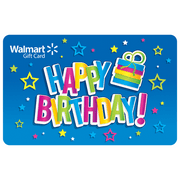 Birthday Gift Walmart eGift Card