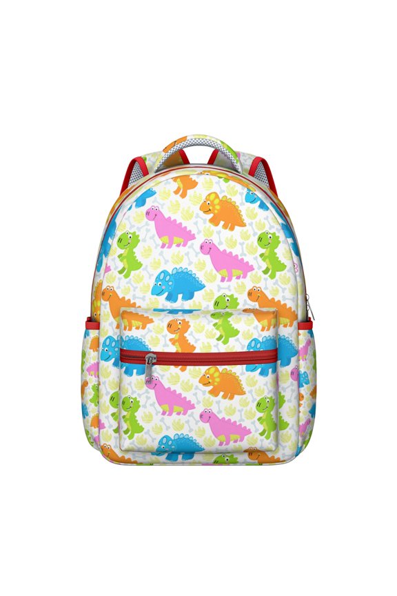 Birthday Gift Waterproof Backpack for s - Durable & Stylish Bookbag with Roaring Dinosaur Print