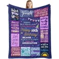 thumbnail image 1 of Birthday Gifts for 10 Year Old Girl, 10 Year Old Girl Gift Ideas, 10th Birthday Decorations for Girls, 10th Birthday Gifts for Girls, Presents for 10 Year Old Girls Age 10 Blanket 60x50 Inch, 1 of 6