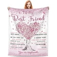 Birthday Gifts Blanket for Women Men Her Him, Friendship Girls Blanket