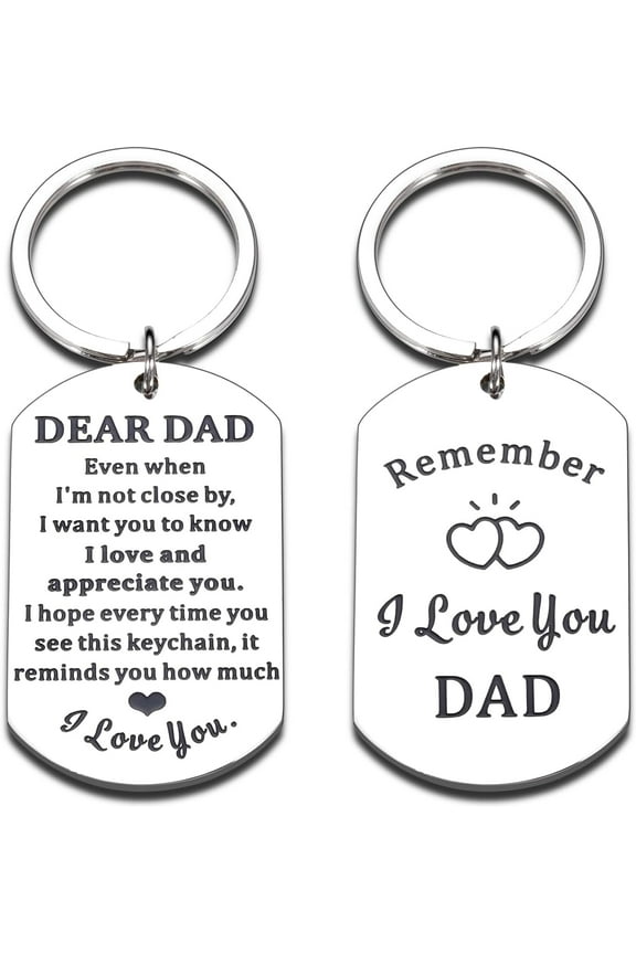 Birthday Gifts for Dad Gifts from Daughter Son Fathers Day Keychain Gift for Men Father to Be Keychain Gifts for Men Husband from Wife Daddy Dad Keychain Gifts Step Dad Papa Gifts