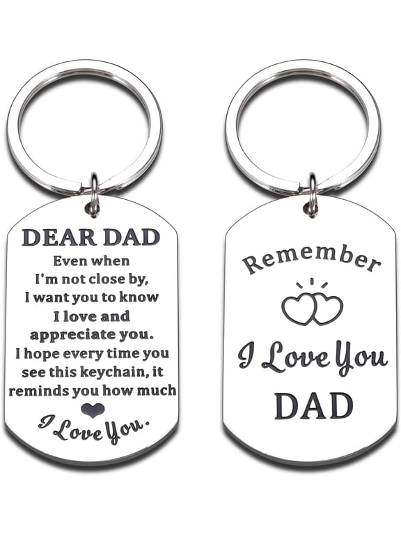 Birthday Gifts for Dad Gifts from Daughter Son Fathers Day Keychain Gift for Men Father to Be Keychain Gifts for Men Husband from Wife Daddy Dad Keychain Gifts Step Dad Papa Gifts
