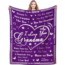 Birthday Gifts for Grandma Blanket,3D Printed Nana Grandma Grandmother Blankets and Throws Unique Grandma Gifts from Grandson Grandkids Mothers Day Best Gifts 50"X40"