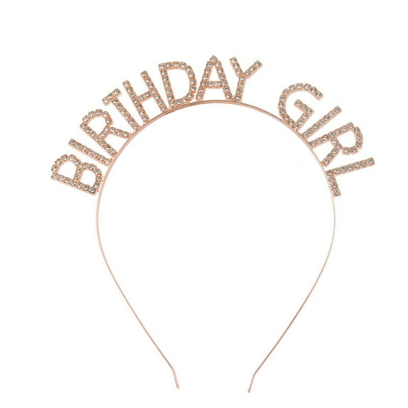 Birthday Gifts Headbands for Women Girls Birthday Girl Head Bands No Slip Hair Band for Birthday Party Hair Accessories Happy Birthday Crown for Women Girls Birthday Tiaras