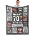 thumbnail image 1 of Birthday Gifts for Men/Dad/Boyfriend/Him, Dad/Husband Birthday Gifts Throw Blanket 60" X 50", Mens Birthday Gifts Ideas, Men Gifts for Birthday, Gifts for Dads Birthday, 1 of 5