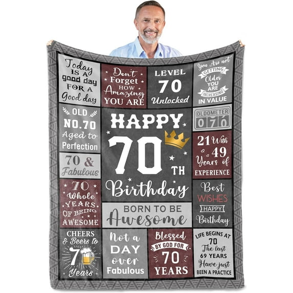 Birthday Gifts for Men/Dad/Boyfriend/Him, Dad/Husband Birthday Gifts Throw Blanket 60" X 50", Mens Birthday Gifts Ideas, Men Gifts for Birthday, Gifts for Dads Birthday