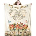 thumbnail image 1 of Birthday Gifts for Mom Mom Gifts Happy Birthday Mom for Her Gifts Throw Blankets Best Mom Ever Gifts Mom Birthday Gifts from Daughter Moms Birthday Gift Ideas Blanket 60x50, 1 of 6