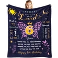 thumbnail image 1 of Birthday Gifts for Teen Girls Blanket 50"x 40", Teen Girl Birthday Gifts, Teen Gifts for Girls, Teenage Girl Birthday Gifts, Birthday Gifts for Teenage Girls, Teenager Girl Gift Ideas, 1 of 5