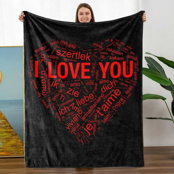 Birthday Gifts for Wife, to My Wife Throw Blanket, Women Christmas Wedding Anniversary Valentine Romantic Gifts for Her, Wife Birthday Gift Ideas (55"x70")