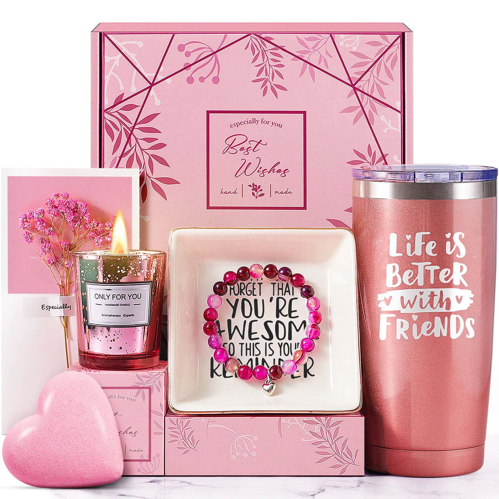 Birthday Gifts for Women Best Friend Sister Bestie BFF Friendship Gifts for Women Unique Mothers Day Galentines Day Christmas Gift ideas for Her Friends Female Sister Gifts from Sister Walmart