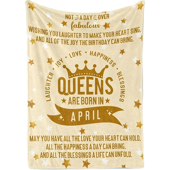 Birthday Gifts for Women, Birthday Gifts for Her, Bday Gifts - Queens are Born in September Birthday Gift Ideas for Mom, BFFs, Grandma, Aunt - Flannel Plush Blanket - 50"x 65"