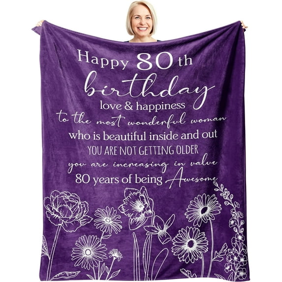 Birthday Gifts for Women Blanket 60’’X50’’, Gifts for Women Birthday Unique, Women Gifts for Birthday, Women Birthday Gift Ideas, Happy Birthday Decorations, Bday Gifts for Women/Her/Friend/Mom