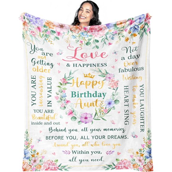 Birthday Gifts for Women Blanket 60"x50", September Birthday Gifts for Women Friendship Mom Girls, Best Friend Birthday Gifts, Gifts for Women Birthday Unique, Queens are Born in September