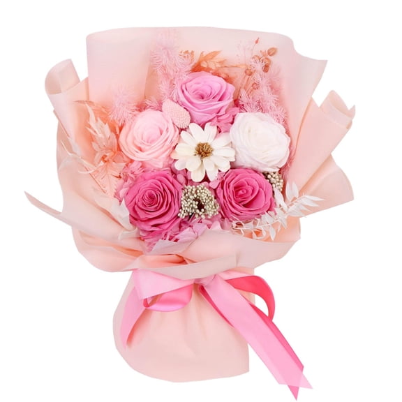 Birthday Gifts for Women, Flowers for Delivery, Forever Preserved Rose Flowers Fresh Bouquet Gifts for Mom Grandma Wife Sister Her, Valentines Mothers Day Gifts Y101