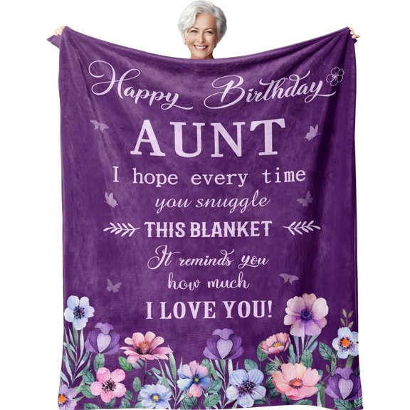 Birthday Gifts for Women, Gifts for Women Birthday Unique, Birthday Gifts for Women/Her Friendship, Best Friend Birthday Gifts for Women, Happy Birthday Gift Ideas Blanket 50"X60"