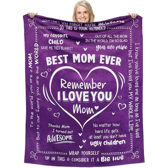 Birthday Gifts for Women, Men, Her, Him - Birthday Gifts for Friends, Sister, Mom Birthday Gifts, Happy Birthday Gifts for Girls, Inspirational Gifts for Women - Throw Blankets