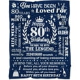 thumbnail image 1 of Birthday Gifts for Women Men Him Her, 40th 50th 60th 70th 80th Birthday Gifts for Mom Sister Wife Grandma, Best Birthday Gift Ideas Throw Blanket, Gifts for her on Birthday Mothers Day, 1 of 5