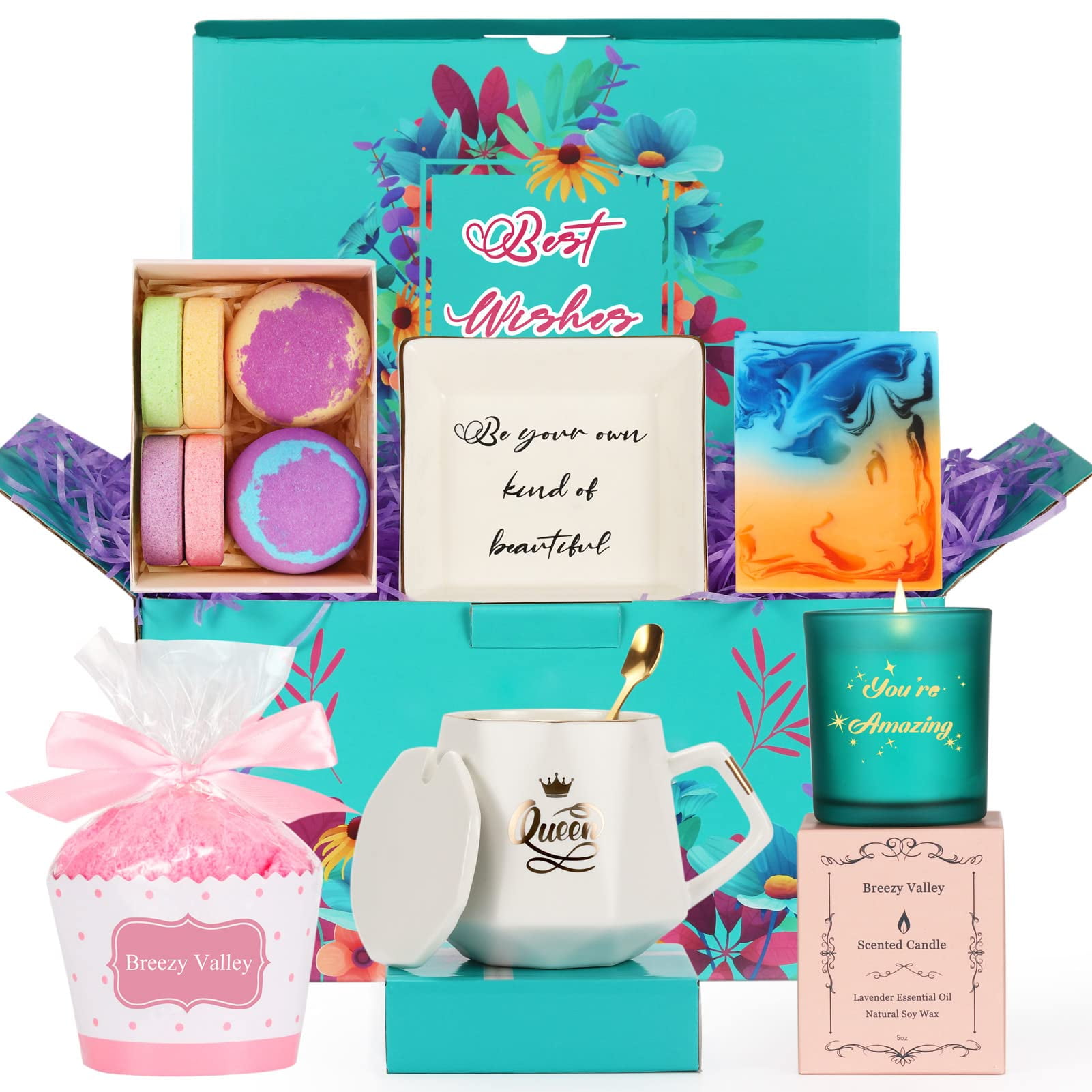 Birthday Gifts for Women Mom, Gift Basket for Women, Women Gifts