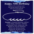thumbnail image 1 of Birthday Gifts for Women Mom Wife Grandma Daughter Friend Bestie Sister, Silver Waves Bracelet Gift for Woman Birthday Gifts Ideas, The Waves of Life Gift for Christmas Mothers Day, 1 of 5