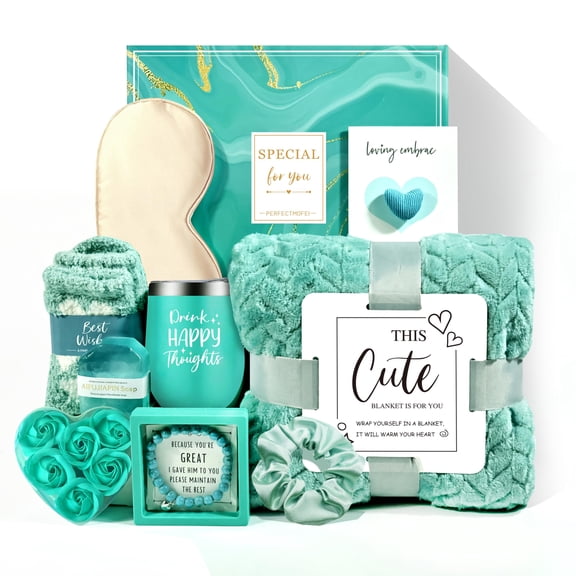 Birthday Gifts for Women Self Care Package, Get Well Soon Gift Baskets for Women Spa Gifts Set, Unique Thinking of You Inspirational Sympathy Gift Baskets for Mom Best Friend Sister Wife Her (Pink)