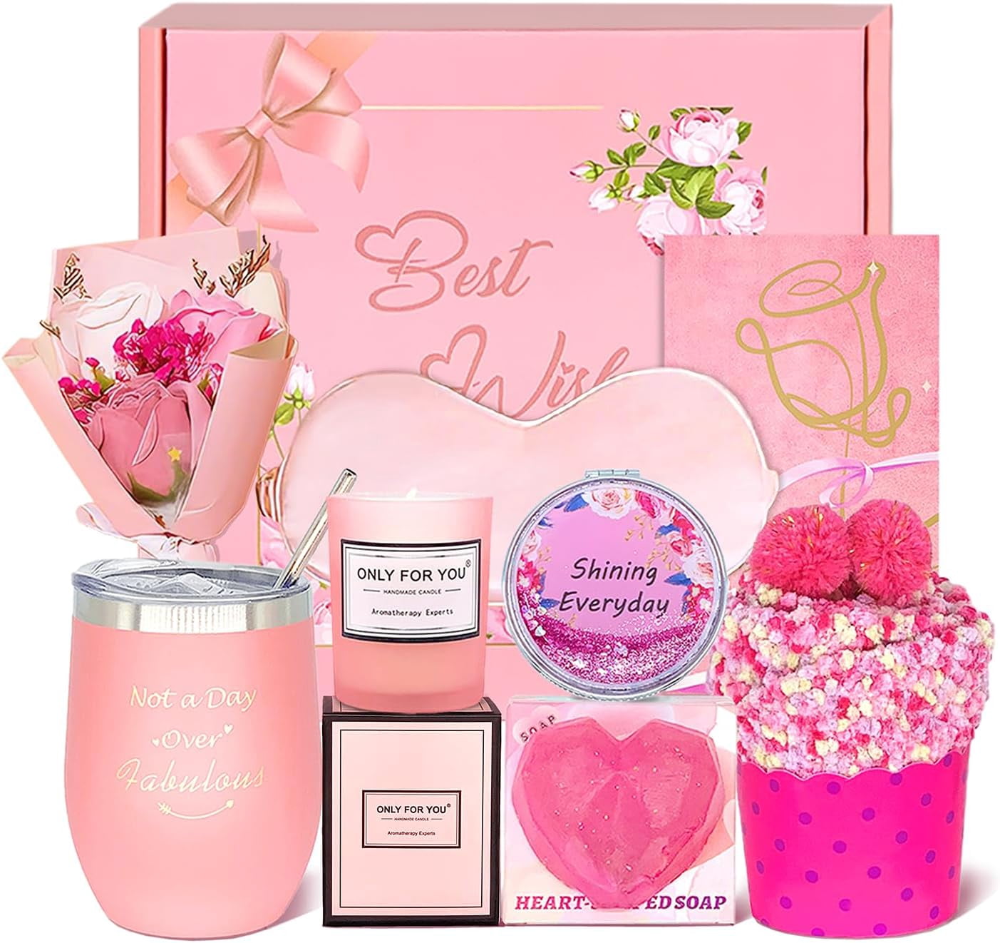 Birthday Gifts for Women Self Care Set Get Well Soon Gift Baskets ...