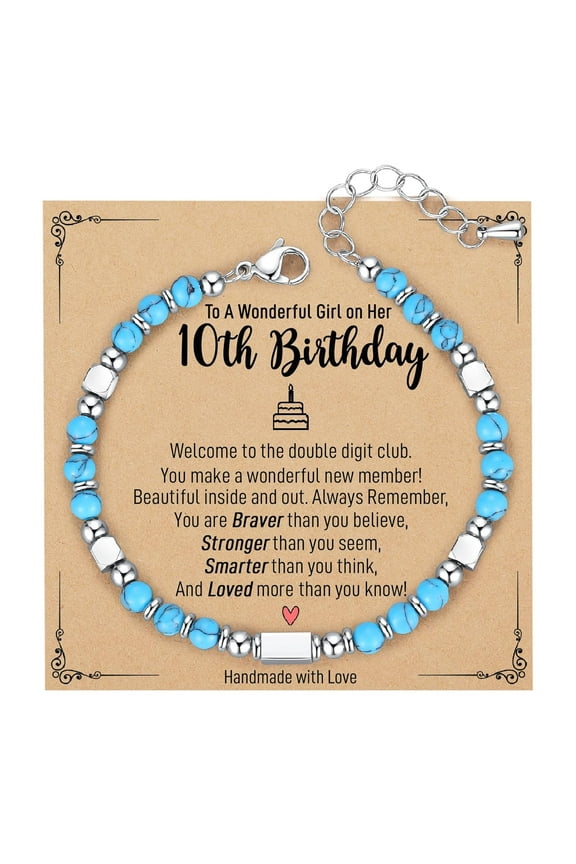 Birthday Gifts for Women Unique 21st 30th 40th 50th 60th 65th 70th 80th Birthday Decorations for Her Girls Bracelet Womens Birthday Gifts Ideas Sister Best Friend Female Mom Daughter 13 15