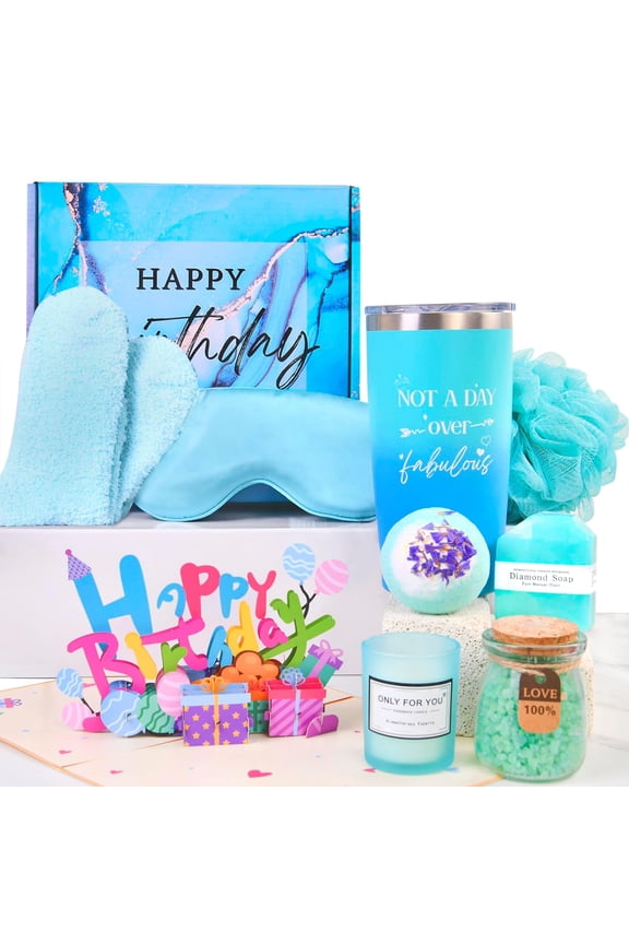 Birthday Gifts for Women - iTi Direct Relaxing Spa Gifts Basket Set Box for Women, Unique Happy Birthday Gift Ideas for Her Grandma Mother Teacher Nurse Friend Wife Sister Daughter Holiday