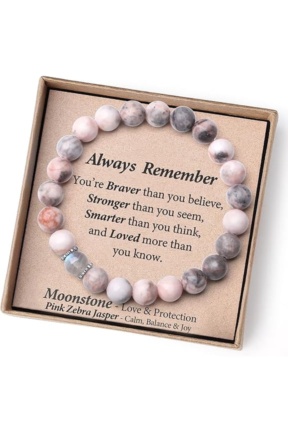 Birthday Gifts for Girls/Teens/Women-Love/Encouragement-Natural Crystal Bracelets-Handmade Cute Gifts