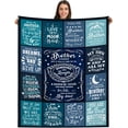 thumbnail image 1 of Birthday Gifts for Men Brother Blanket Christmas Gitfs for Men Brother - Brother Gifts from Sister - Gifts for Brother Blanket 50"x60", 1 of 6