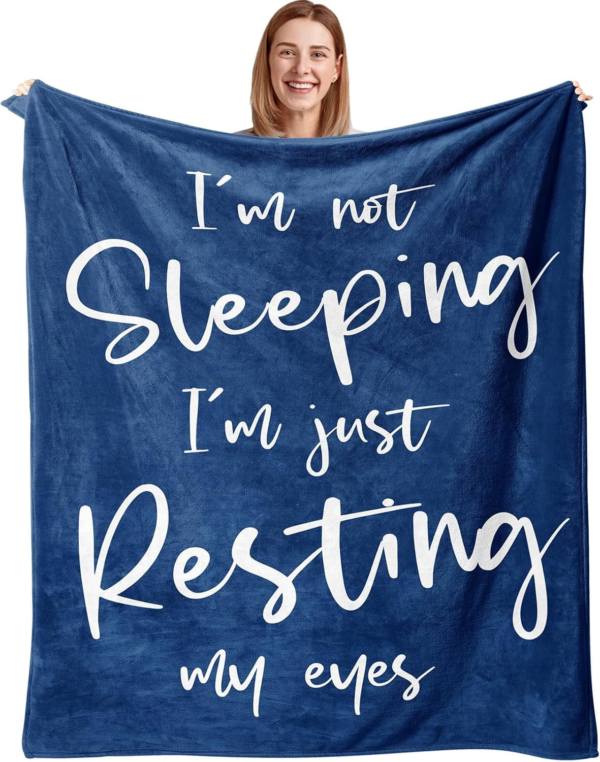 Birthday Gifts for Men, Dad, Husband Blanket, Fathers Gifts from Daughter Son-Gift for Grandpa Brother, Gag Gifts for Men Women
